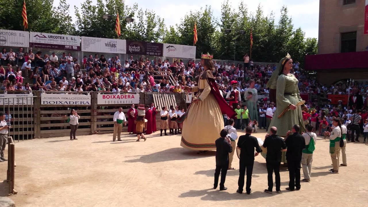 Gegants de Barcelona a Cardona