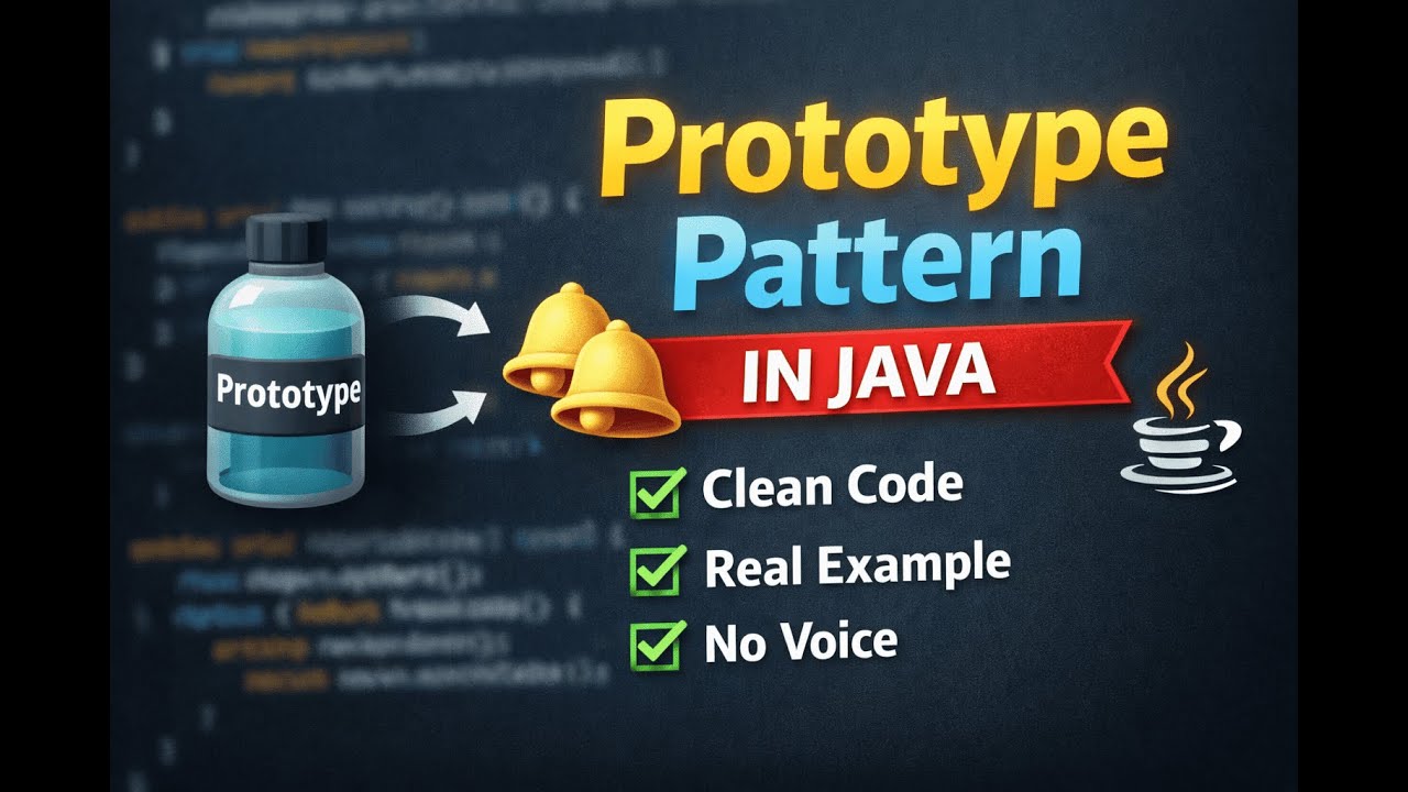 Java Prototype Pattern | Clean & Practical Example
