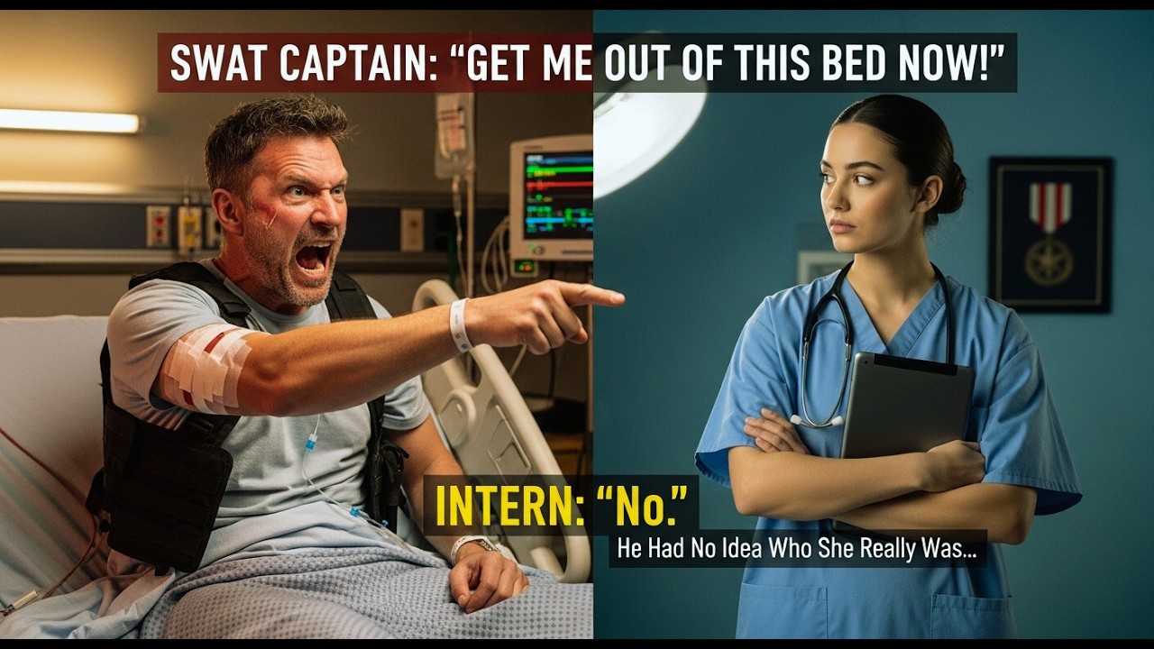 The SWAT Captain Barked Orders From His Hospital Bed — Why Did The Intern Refuse?