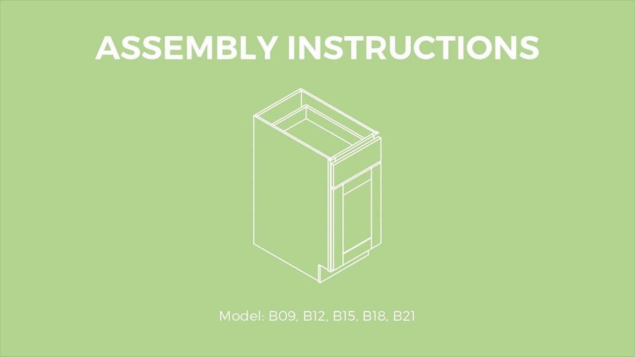 Parriott Wood | Assembly Instructions | B09, B12, B15, B18, B21