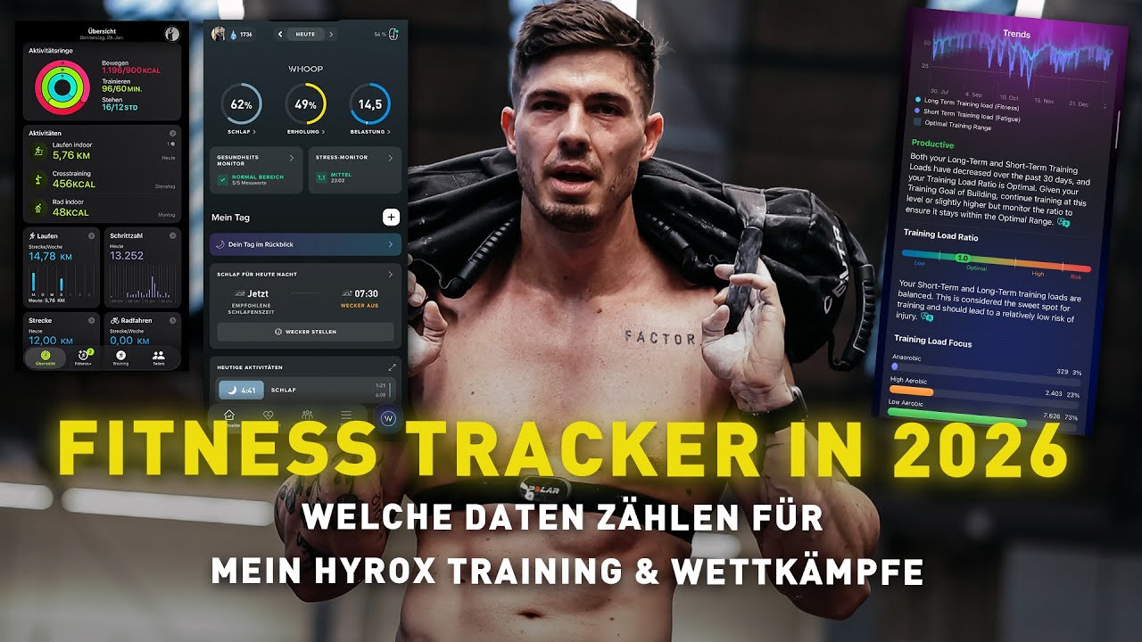 Fitness Tracker 2026: So tracke ich mein HYROX Training & meine Rennen