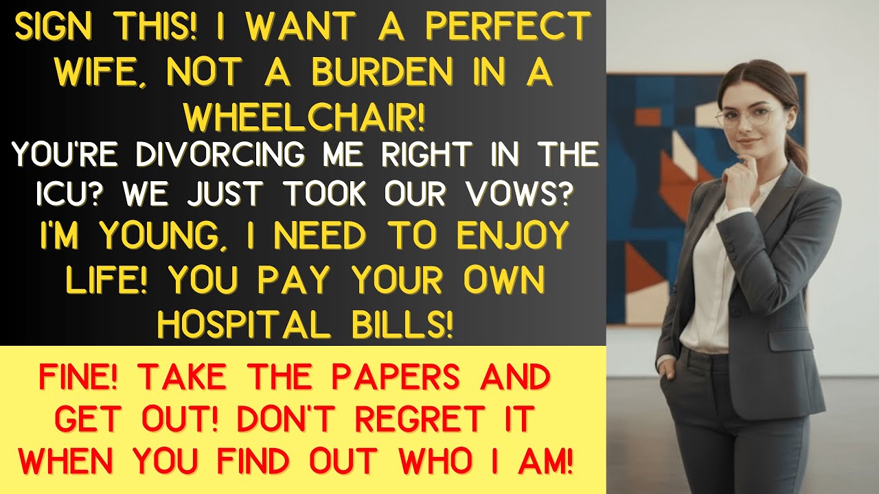 My husband filed for divorce right there in the ICU when the doctor said I might be..| Drama Stories