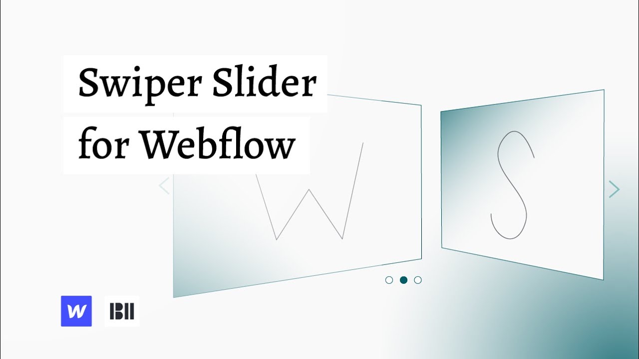 Impressive Slider For Webflow - Swiper.Js