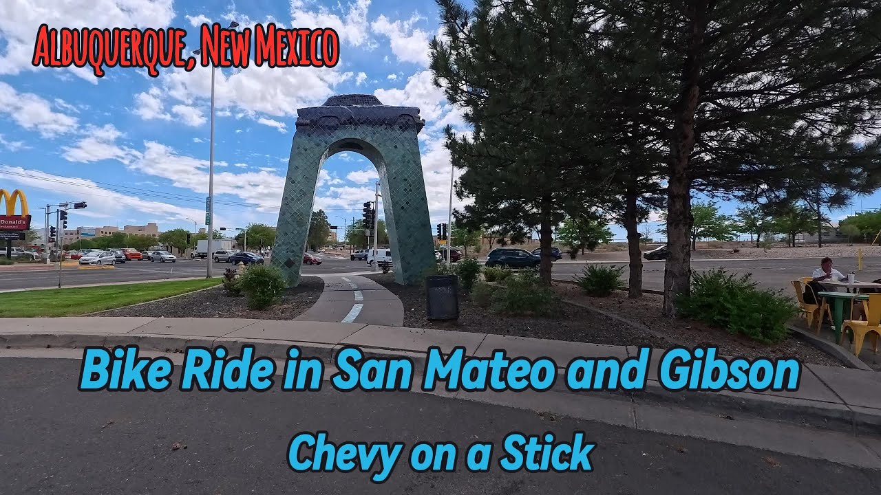 E-Bike Ride on San Mateo and Gibson in Albuquerque, NM