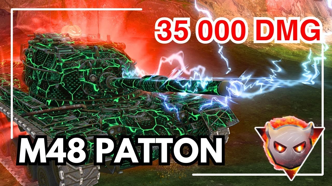 [Big Boss] M48 Patton 32,00 Damage 2.6s Reload !!!  • WOT Blitz •