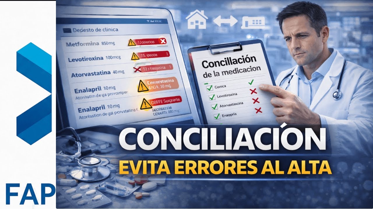 Seguridad del Paciente: C&oacute;mo evitar errores en la Conciliaci&oacute;n de Medicaci&oacute;n al Alta