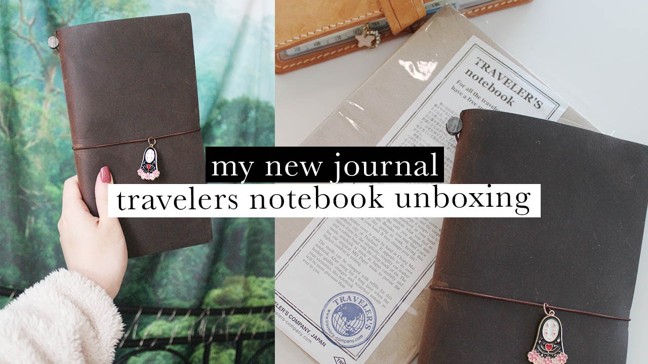 Unboxing my first Travelers Notebook! Standard Brown Travelers Company | Ariebea
