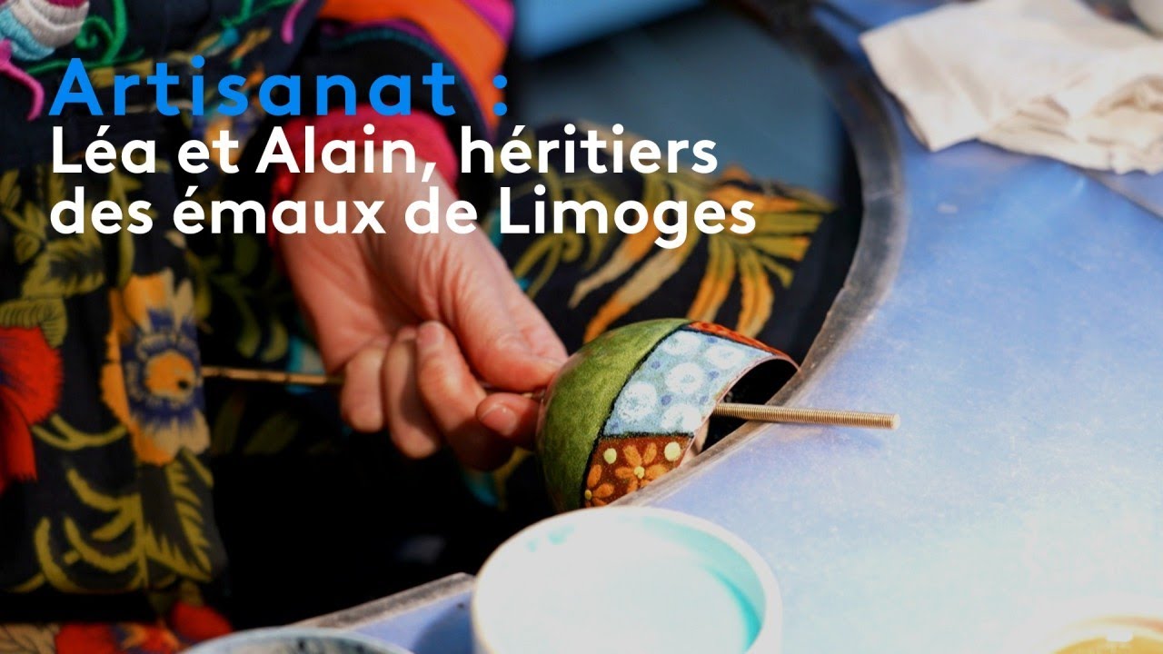 Artisanat : Léa et Alain, héritiers des émaux de Limoges