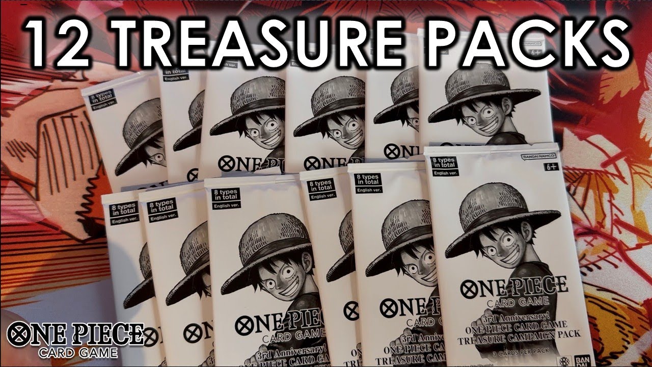 Opening 12 3rd Anniversary Treasure Campaign Booster Packs