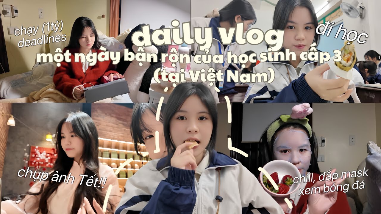 DAILY VLOG || MỘT NGÀY SIÊU BẬN RỘN CỦA HỌC SINH CẤP 3 TẠI VIỆT NAM ??✨ trực tuần, siêu nhiều tasks