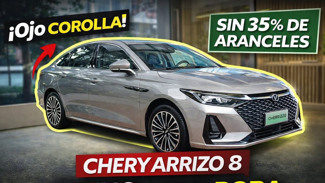 Chery Arrizo 8: ¿el sedán que puede romper el reinado del Corolla en Argentina?