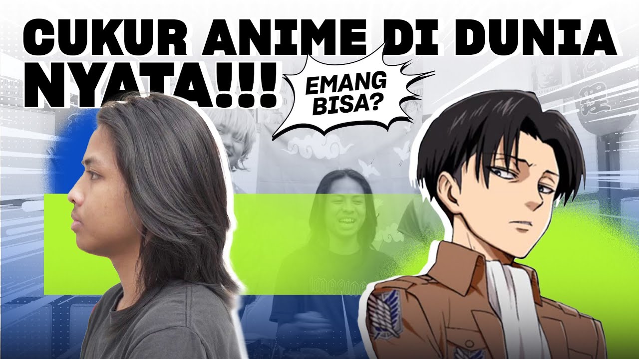 LEVI ACKERMAN HAIRSTYLE - ANIME HAIRSTYLE  | A CUT SUKI BARBERSHOP EPS.1