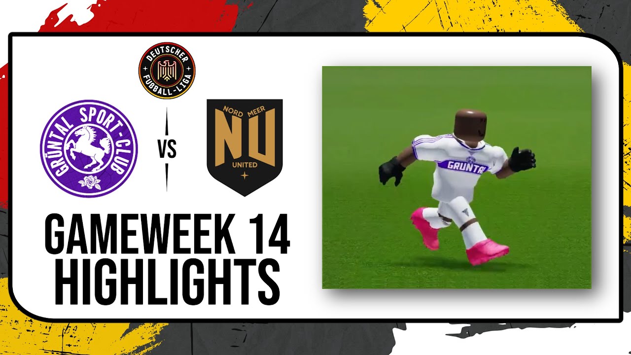 Gr&uuml;ntal S.C. vs Nordmeer United | RFL S1 - Deutscher Fu&szlig;ball-Liga [GW14]