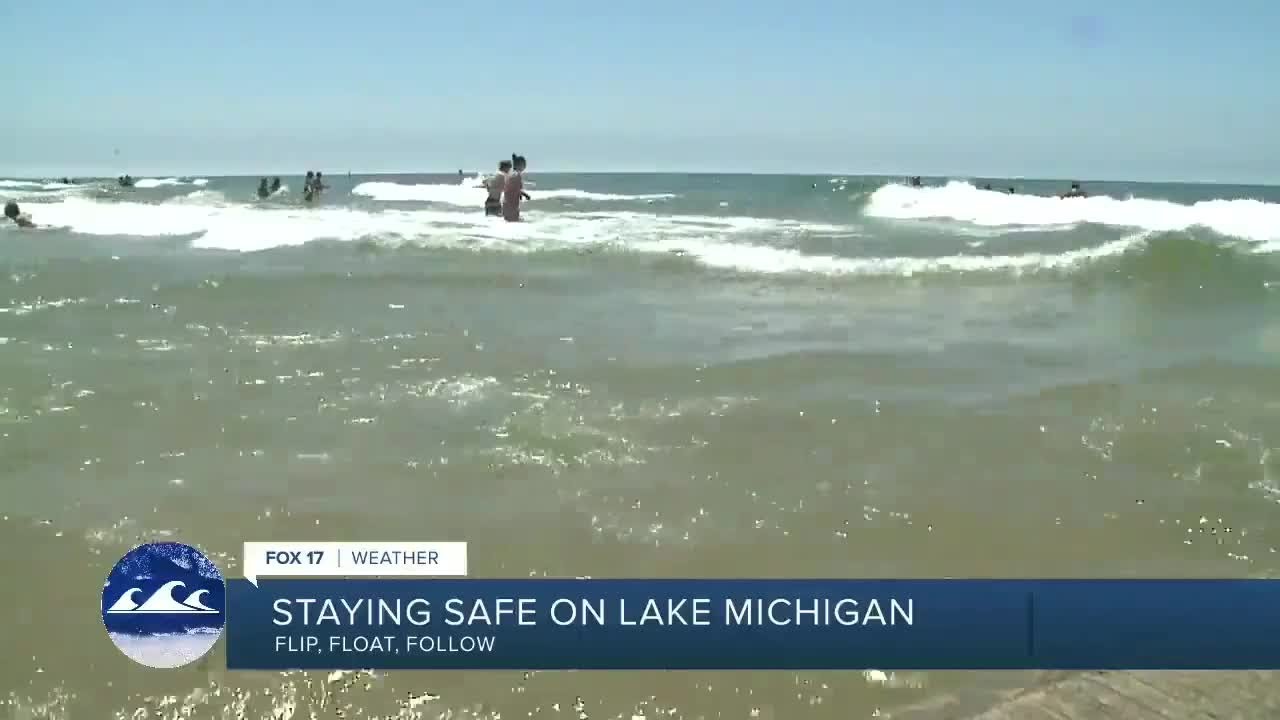 Learning rip current safety on Lake Michigan