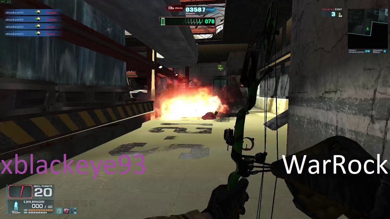 WarRock - xblackeye93, second lap survived, rush all alone + breaker