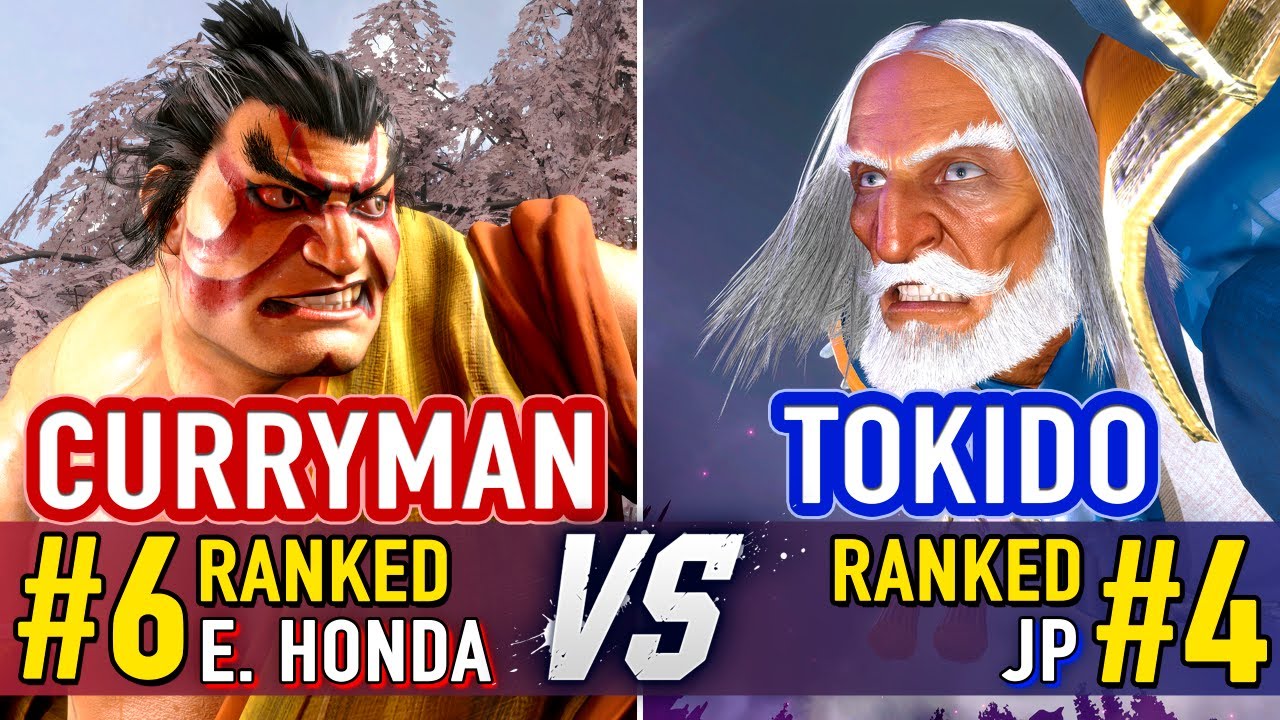 SF6 🤜 TOKIDO (#4 Ranked JP) vs CURRYMAN (#6 Ranked E.Honda) 🤛 SF6 High Level Gameplay