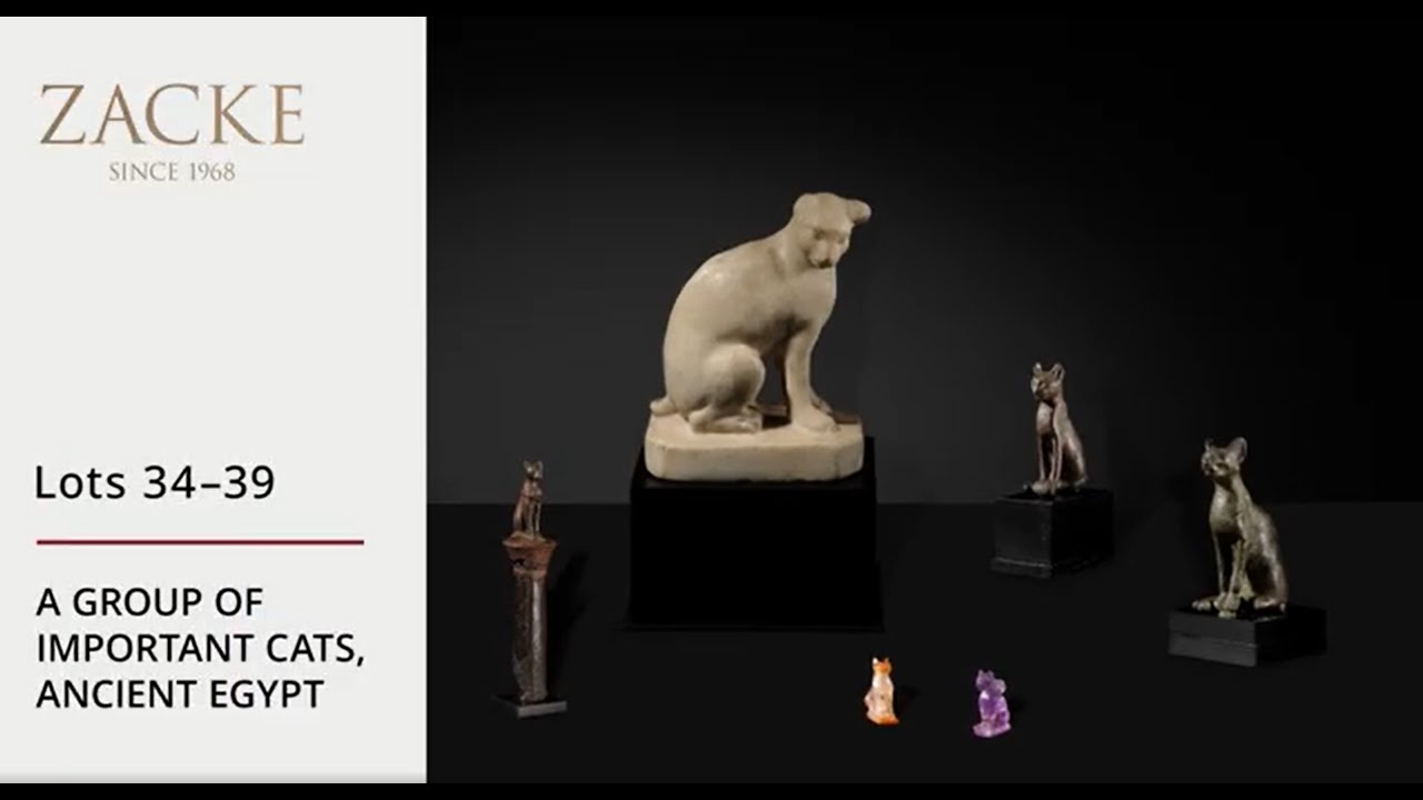 Lots 34-39: A GROUP OF IMPORTANT CATS, ANCIENT EGYPT
