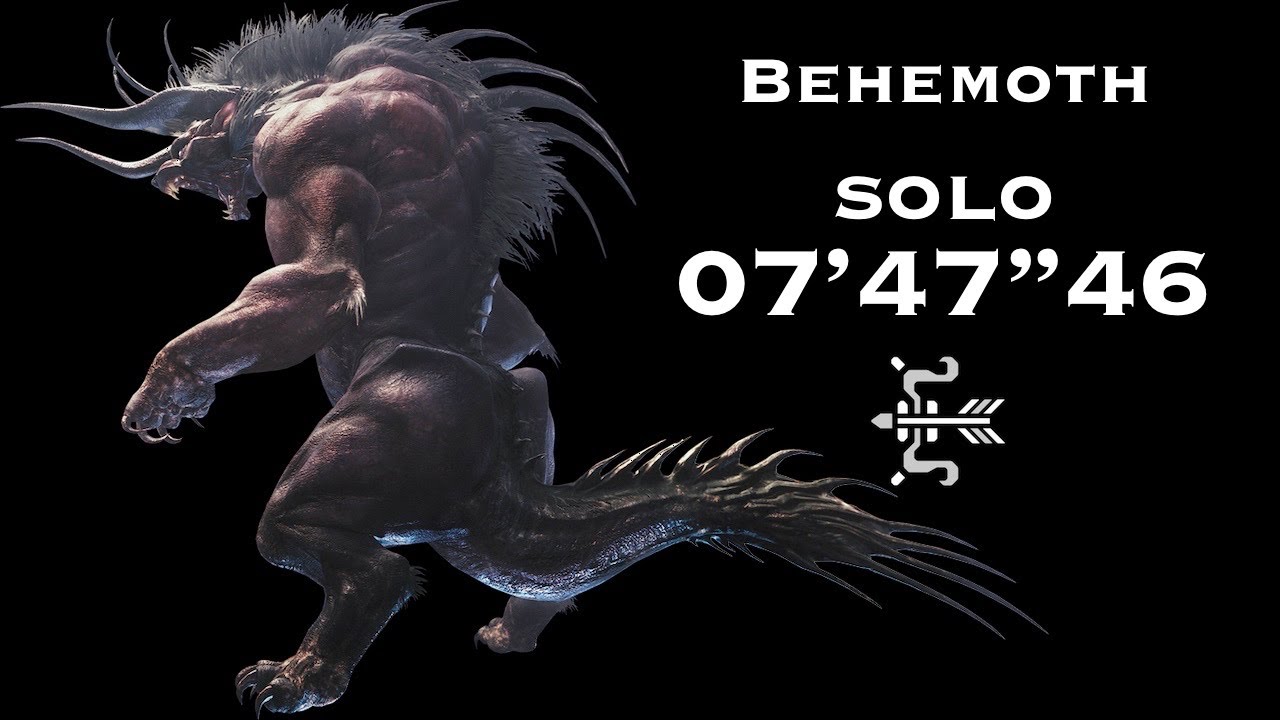 [MHW] ベヒーモス ソロ 弓 (睡眠あり) 07'47