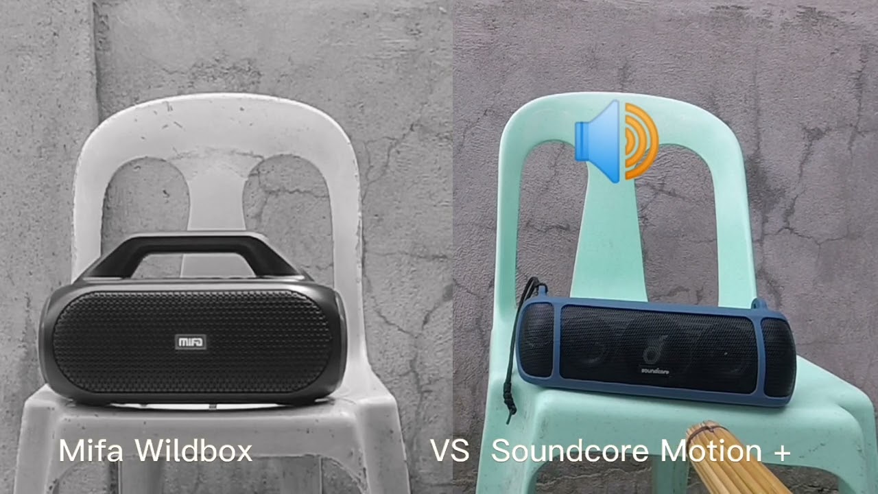 Mifa Wildbox (60W) VS Anker Soundcore Motion + (30W) 100% Volume