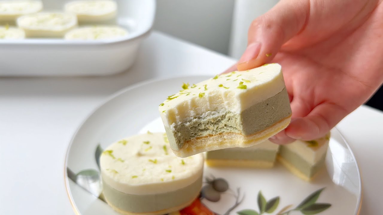 Matcha Lime Cheesecake Bites