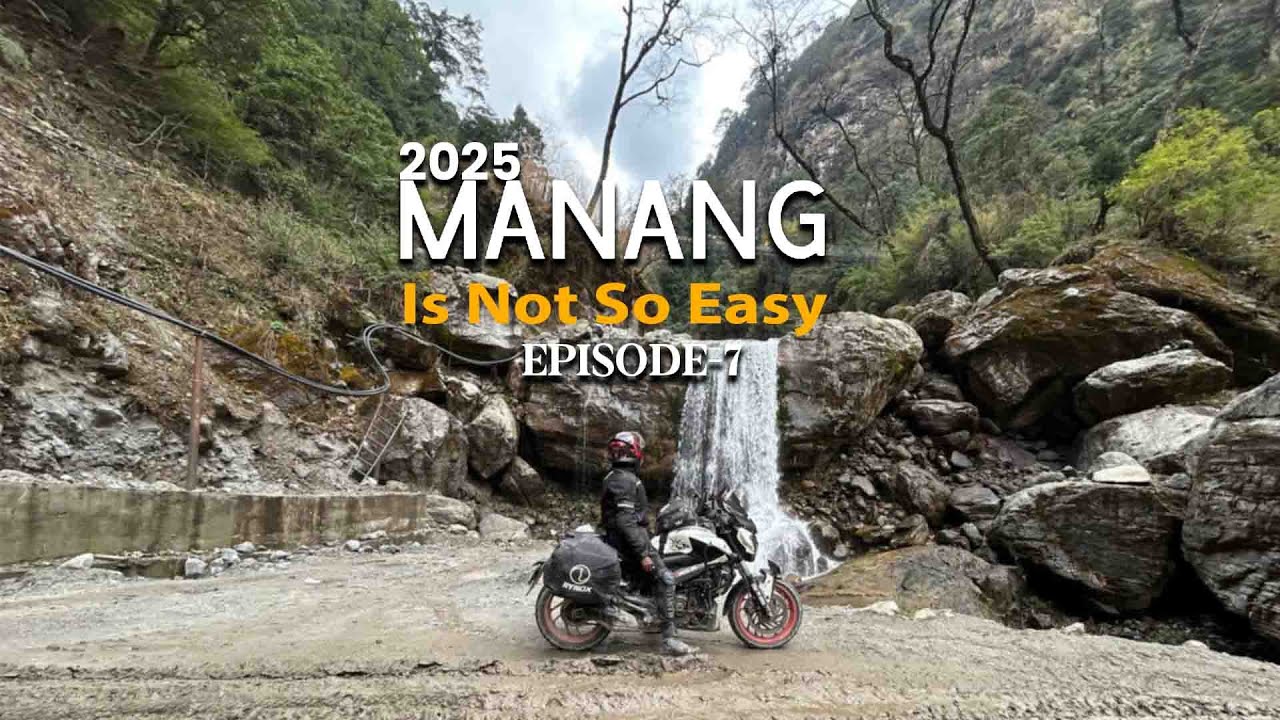 Motorcycle Ride to MANANG on DOMINAR 400 | Off-road Experience in Nepal |EP-7| PART-1 | #nepal