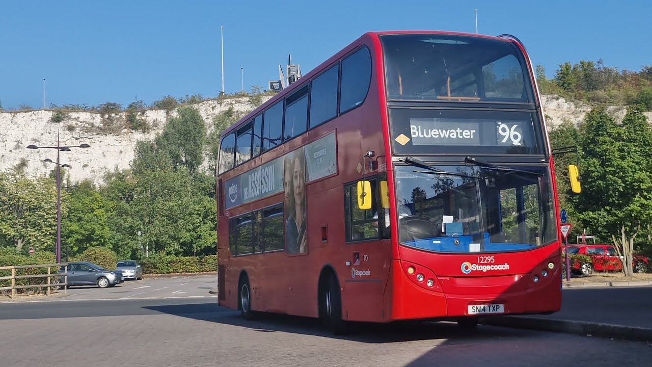 *SMALL DIVERSION* Full Route Visual | Route 96: Woolwich - Bluewater Shopping Centre