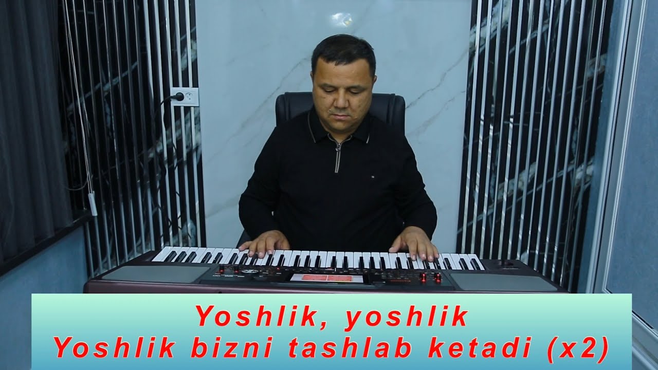 Xurshid Rasulov - “Yoshlik” minus (karaoke) matni bilan Zohidjon Norboyev ijro qildi