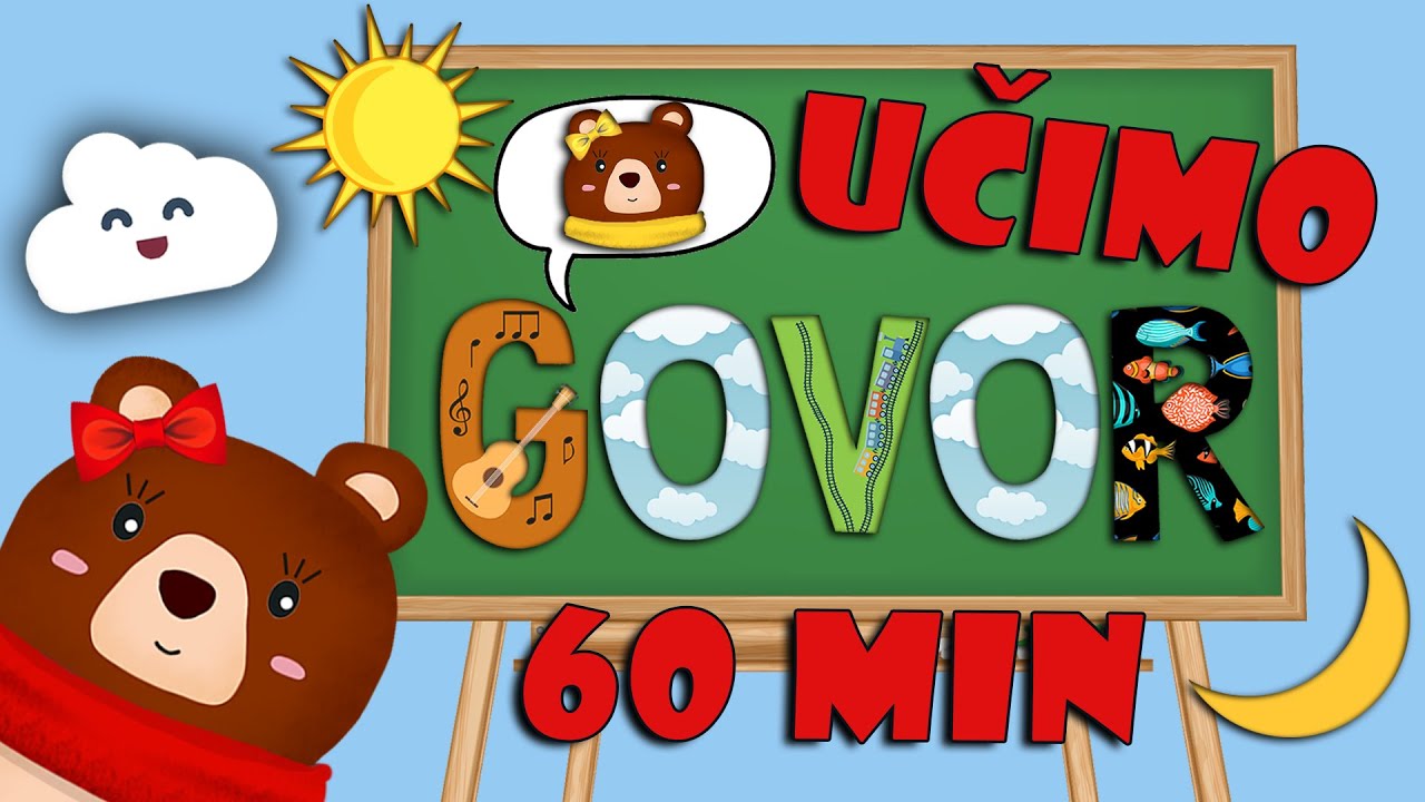 👶🏼💬 Učimo Mix: Razvoj govora | Geste, suprotnosti, emocije, bonton, abeceda | Mama Medo nas uči 🐻