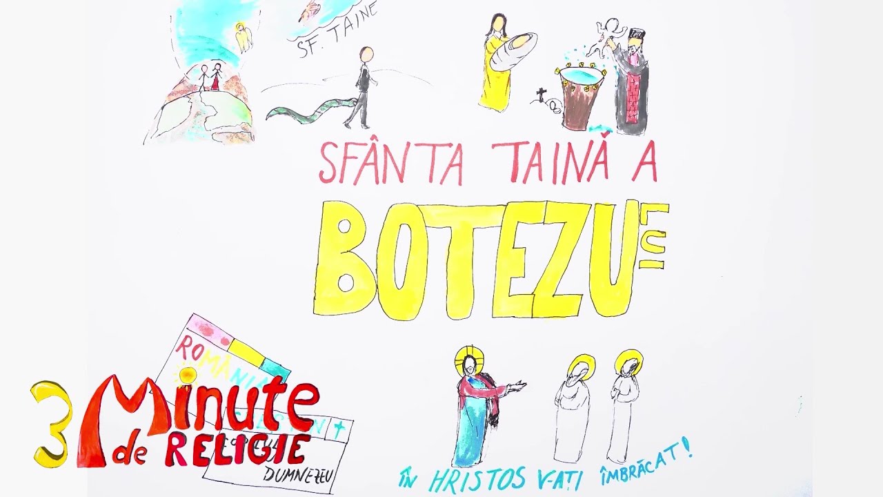 3 minute de Religie. Sfânta Taină a Botezului (06 08 2020)