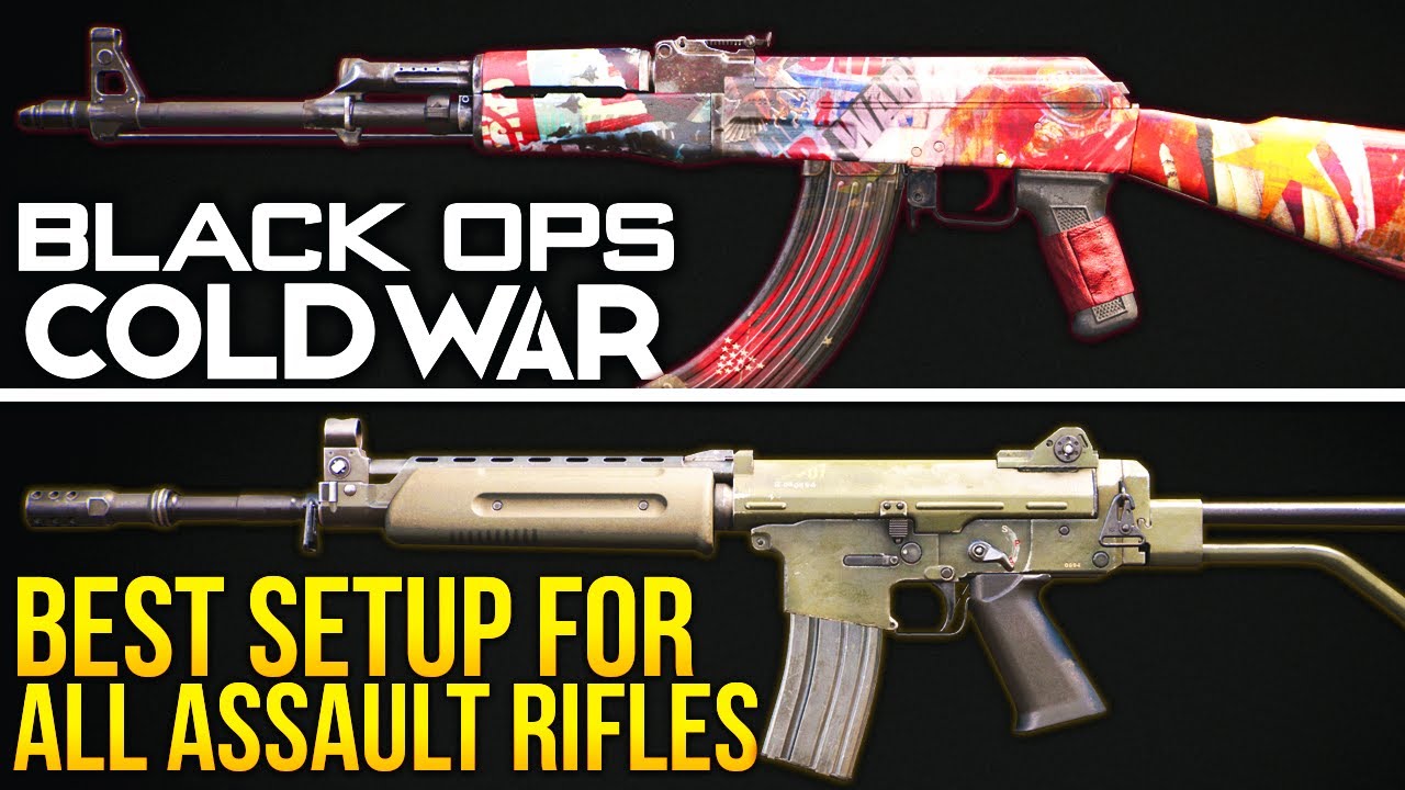 Black Ops Cold War: The BEST CLASS SETUP For EVERY Assault Rifle! (Cold War Best Setups)
