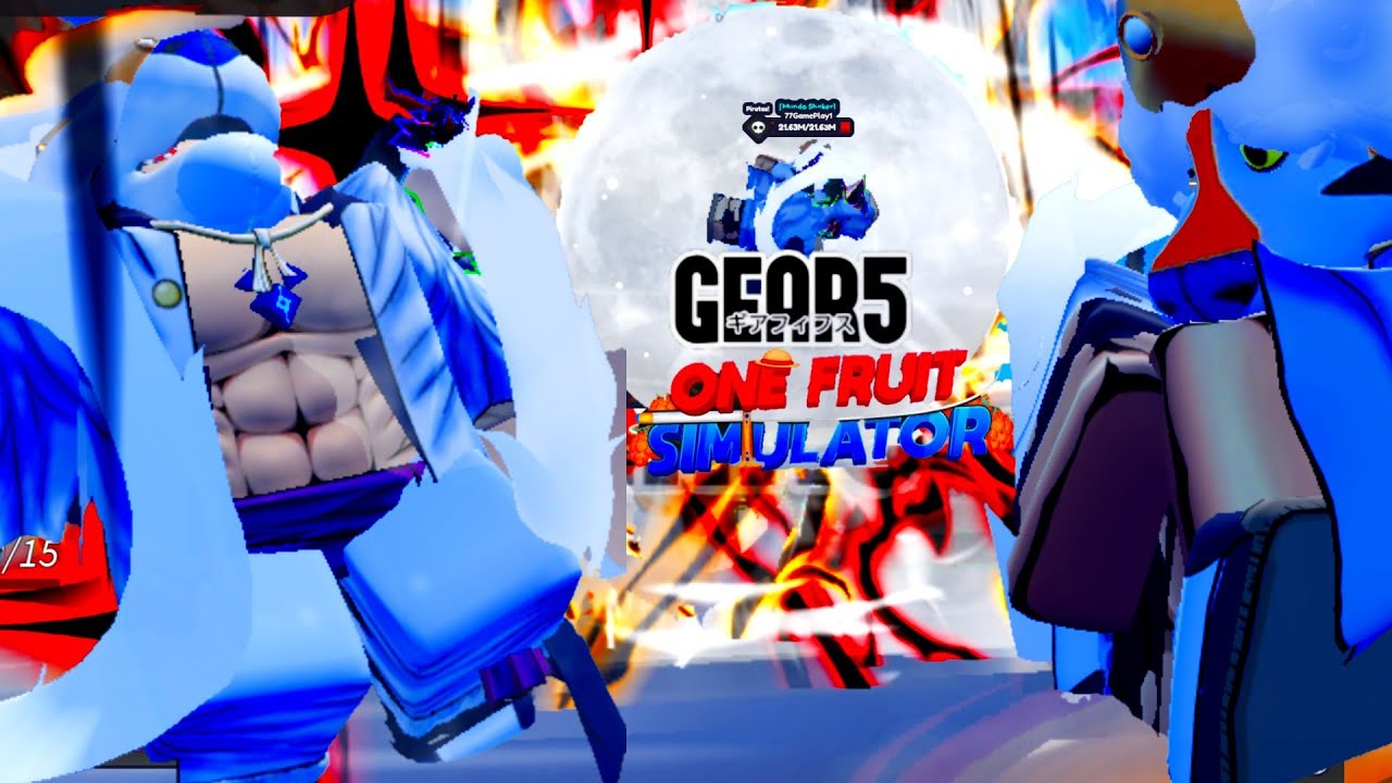 COMO PEGAR O GEAR 5 REWORK NO ONE FRUIT SIMULADOR
