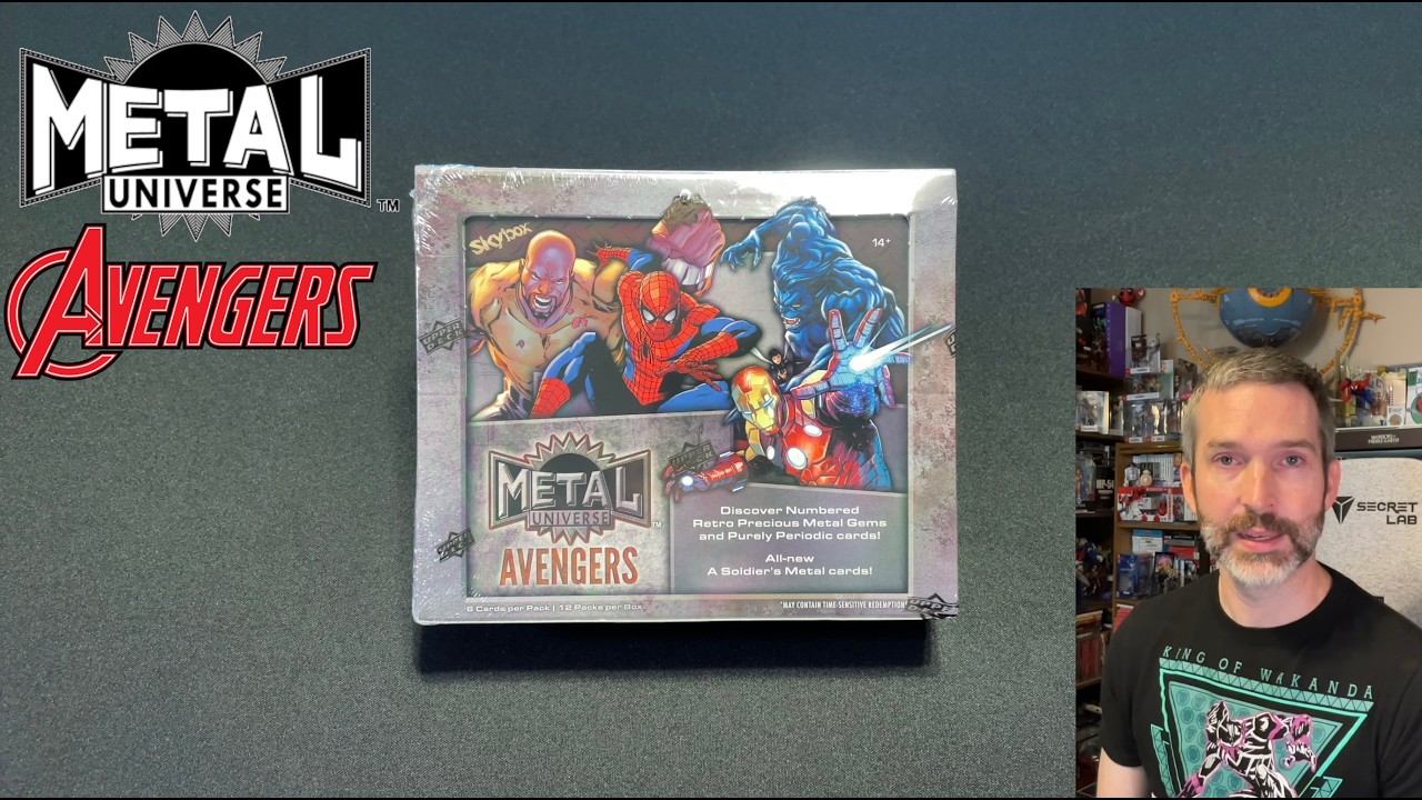 PMGs in every box? Opening a Marvel Metal Avengers hobby box by Skybox
