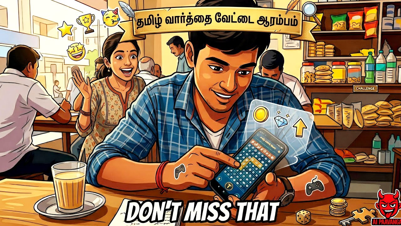 Tamil Words Hunt Begins 🤩🤩- 3