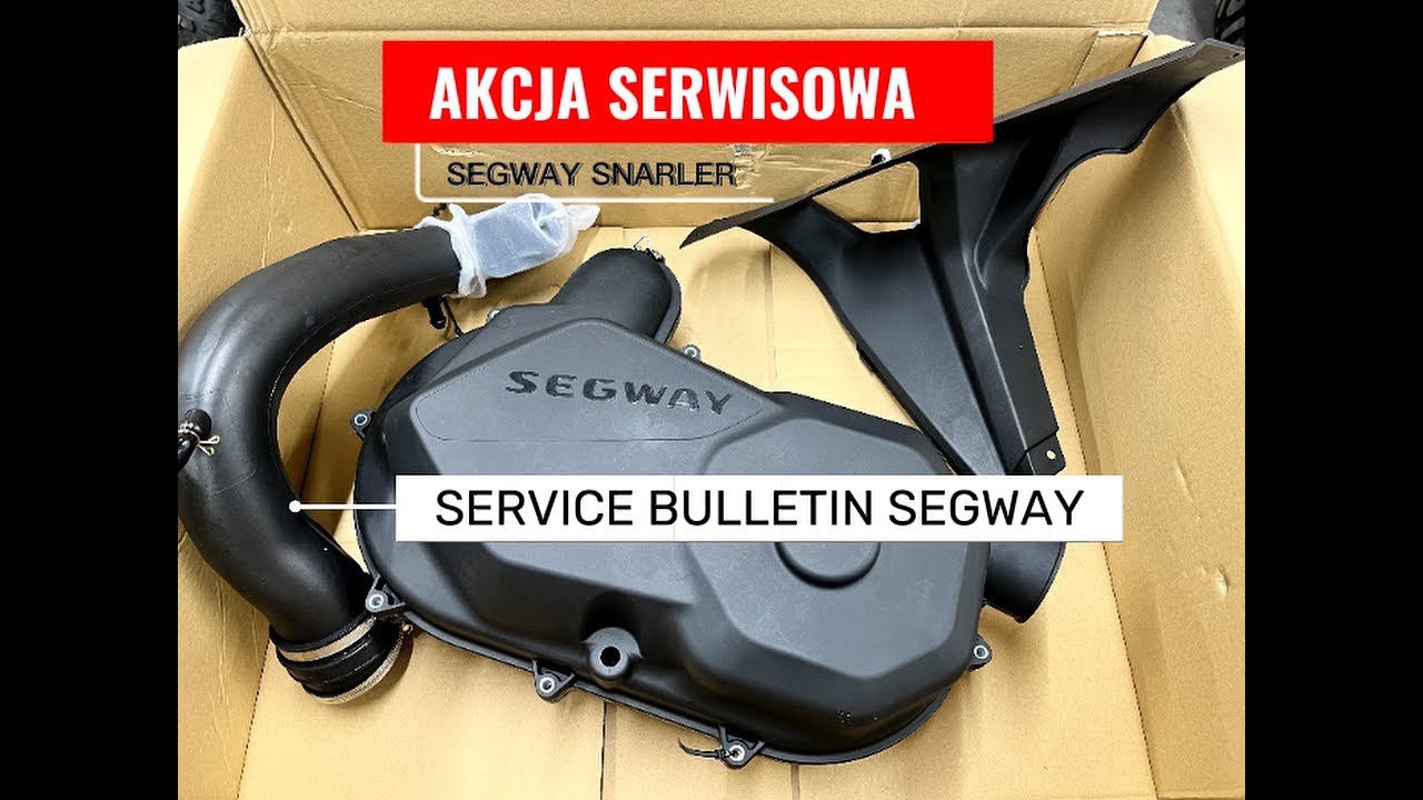 SEGWAY SNARLER - AKCJA SERWISOWA POPRAWIENIE CHŁODZENIA PRZEKŁADNI CVT