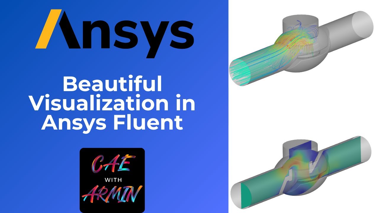 🎬 Ansys Fluent Tutorial: Create Beautiful Contours, Path lines and Scene