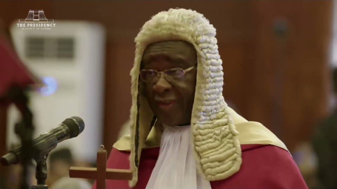 WATCH: Ghana's New CJ Justice Paul Baffoe-Bonnie Takes Oath of Office