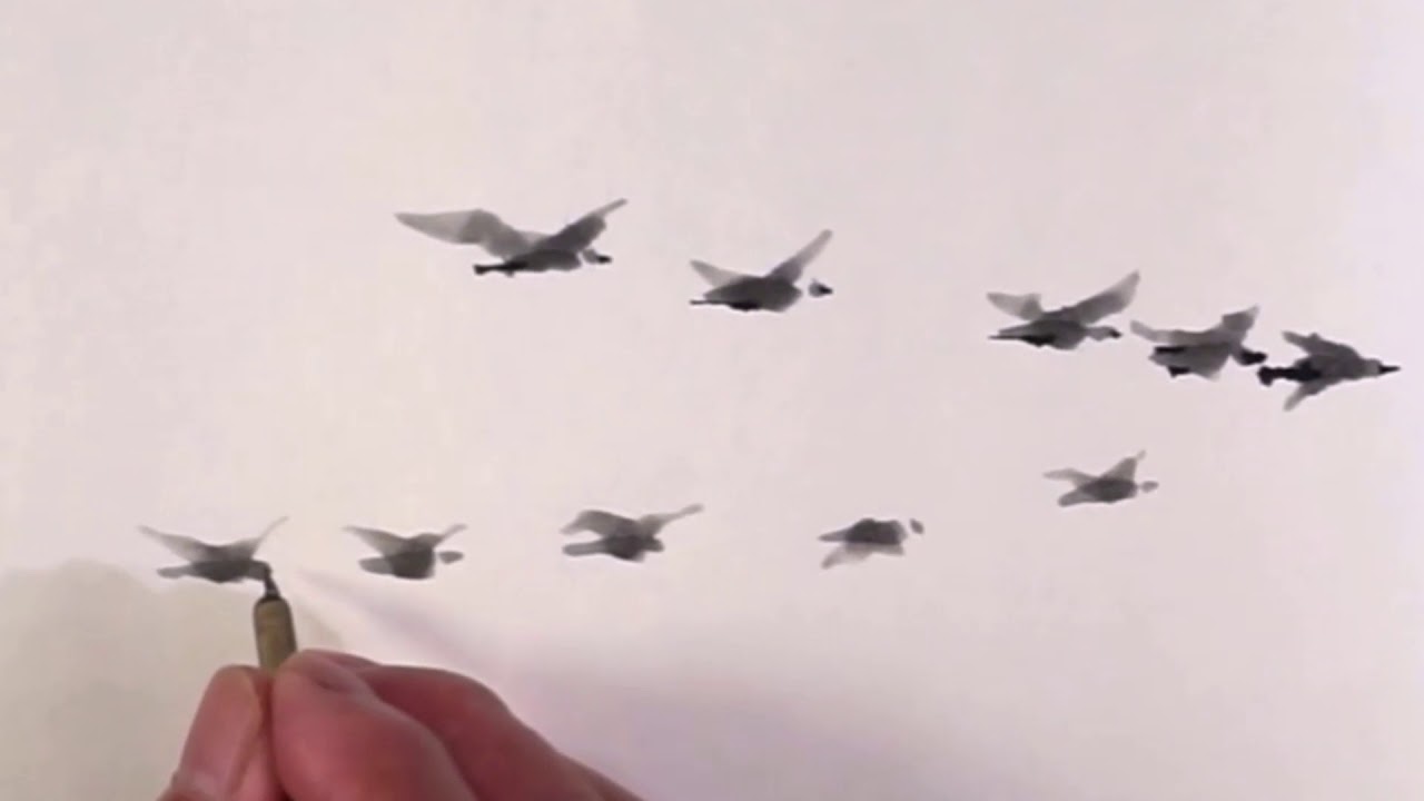 Sumi-e painting style