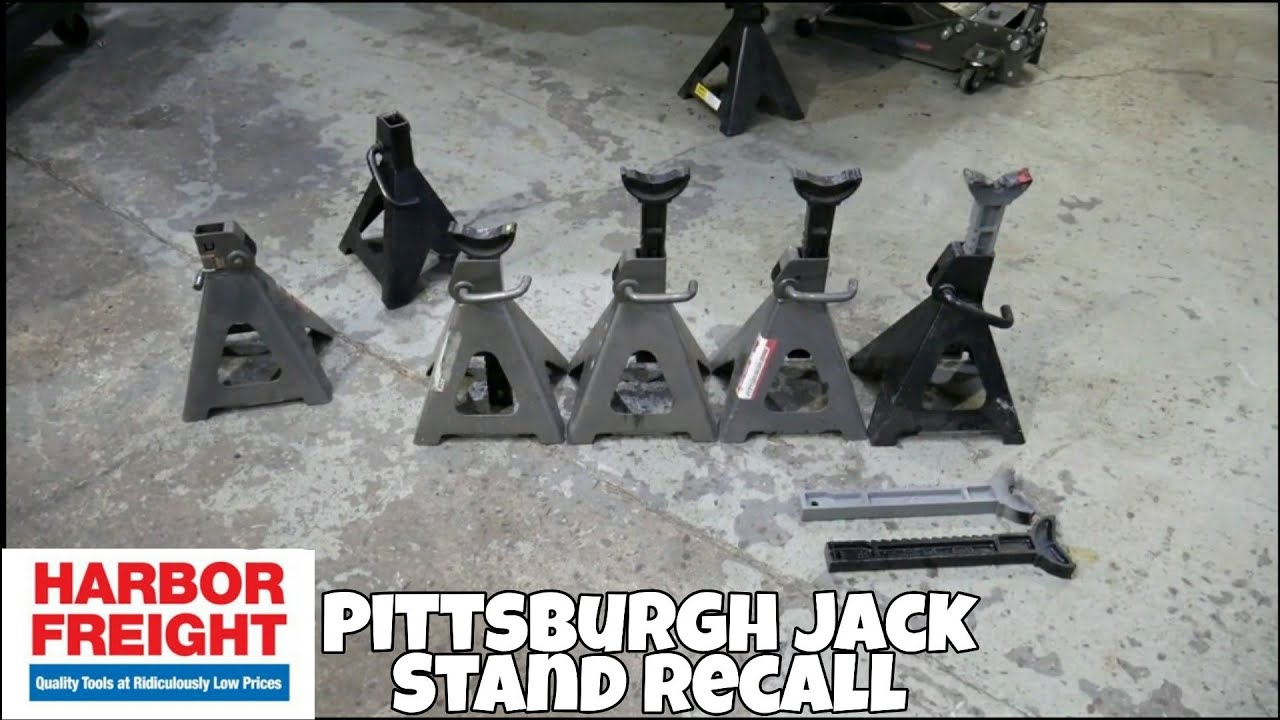 Harbor Freight Pittsburgh Jack Stands Important Recall Information ☢️
