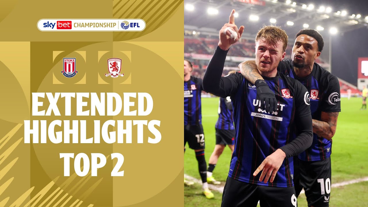 BACK IN! | Stoke City v Middlesbrough extended highlights
