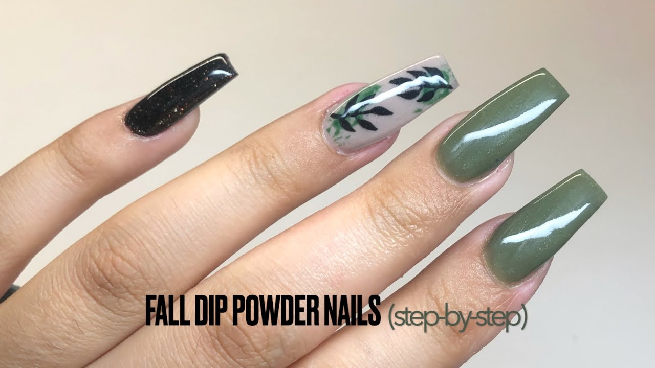 Easy Fall Dip Powder Nails (step-by-step) | Beetles Dip Powder