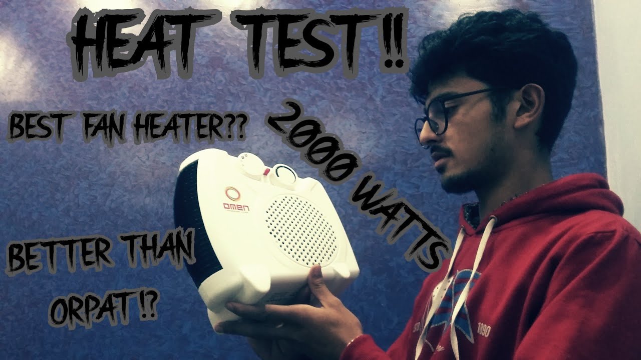 Omen 2000 watt Fan Heater with Tripping fuse | Plastic body fan heater | Electrical Unboxing
