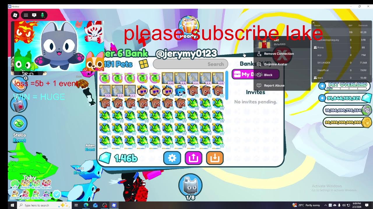 Pet Simulator x🔴 ‎‎giveaway