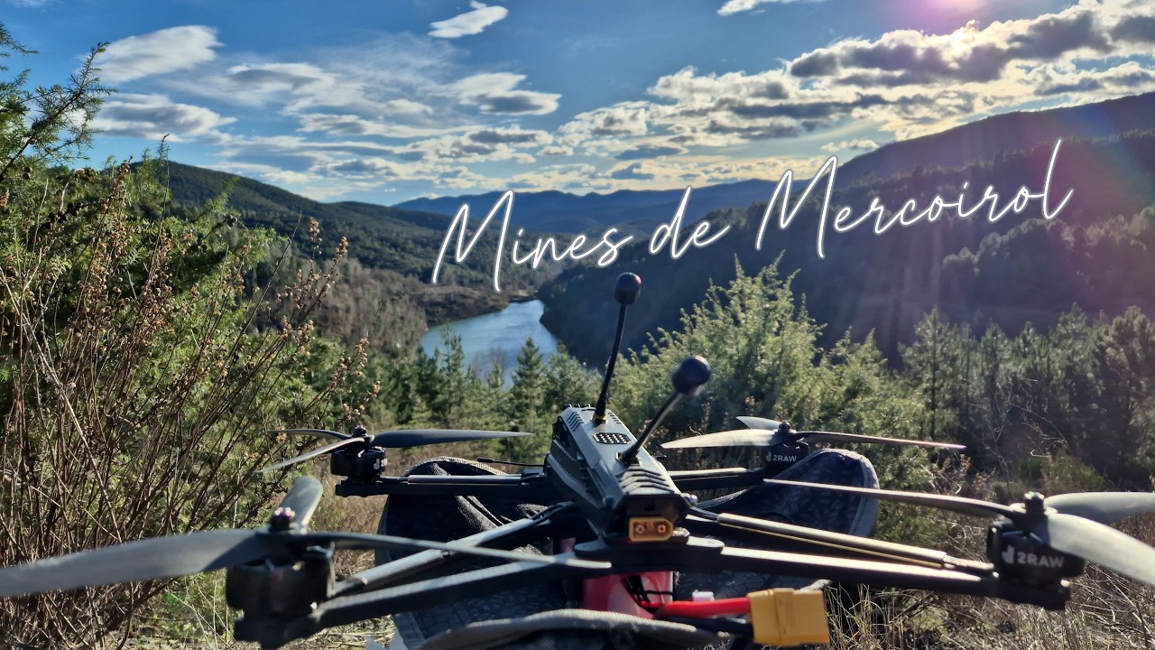 FPV Golden hours aux Mines découvertes de Mercoirol (14/02/2026)