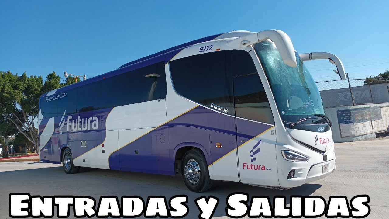 Entradas y Salidas de Autobuses en la Central de Tijuana B.C