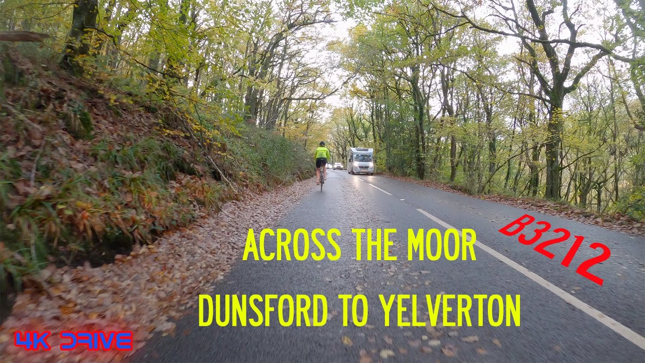 DARTMOOR NATIONAL PARK DRIVE B3212 | Dunsford to Yelverton drive across the moors