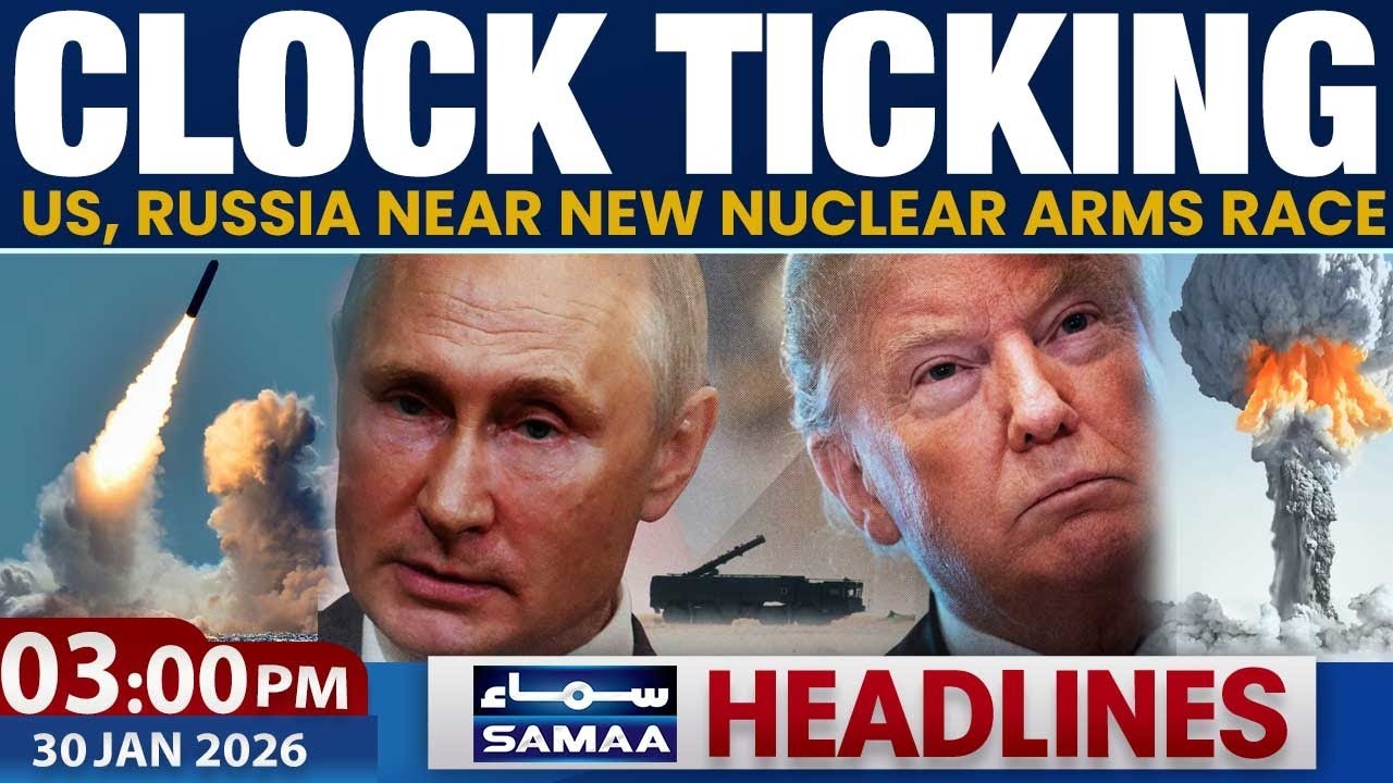 Clock Ticking | US, Russia Near New Nuclear Arms Race | 03PM News Headlines