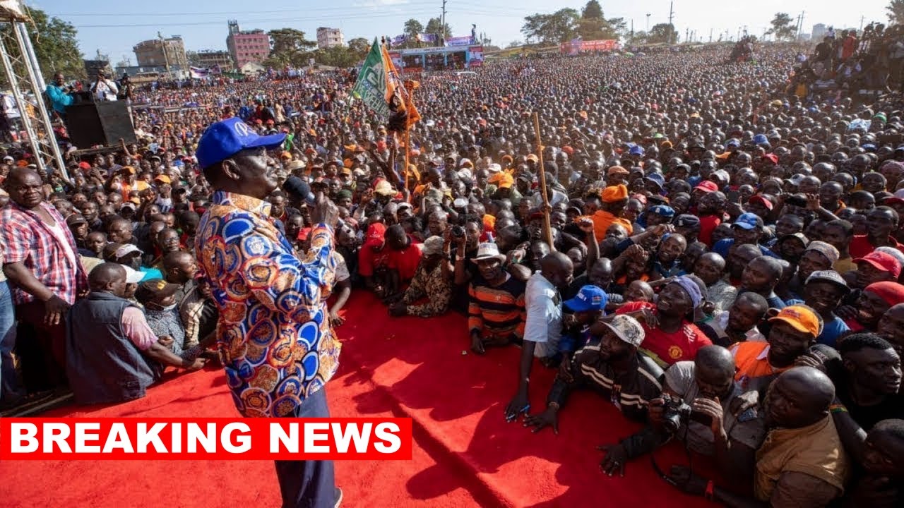 LIVE: RAILA ODINGA IN BUTERE TO ANSWER RUTO AFTER HE REFUSED TO FIRE MUDAVADI
