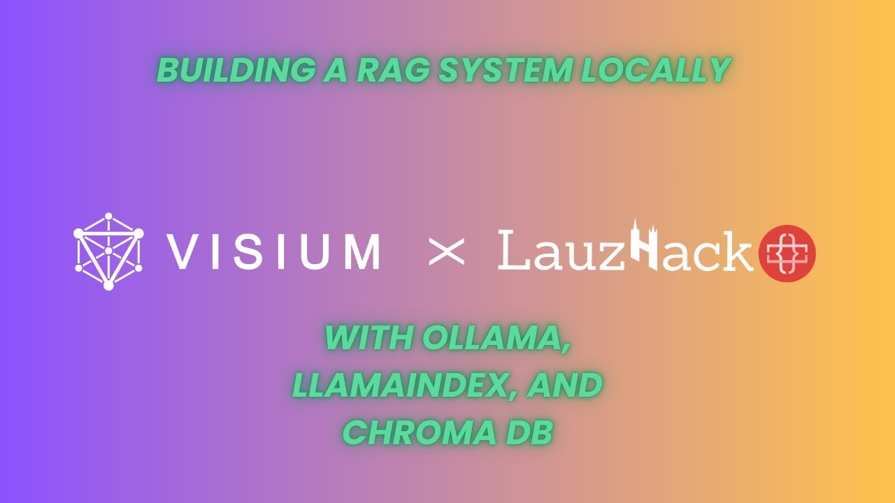 Building a RAG System Locally with Ollama, LlamaIndex, and Chroma DB (Visium x LauzHack)
