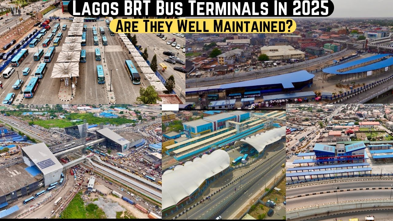 The State Of The Lagos BRT Bus Terminals In 2025 || Are The Bus Terminals Well Maintained?