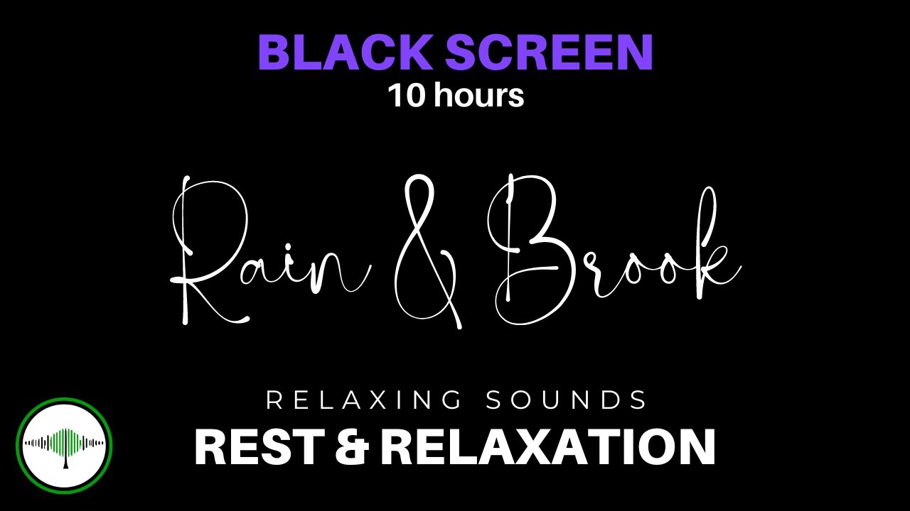 Rain & Brook: A Symphony of Tranquility